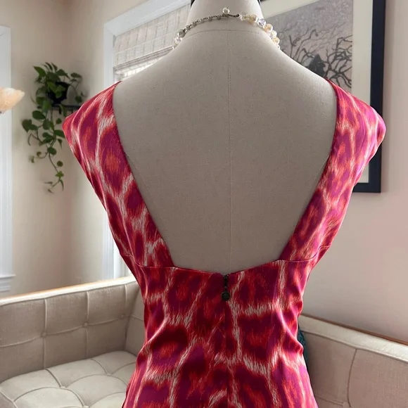 Just Cavalli Satin Animal Print Dress - Picture 5 of 12